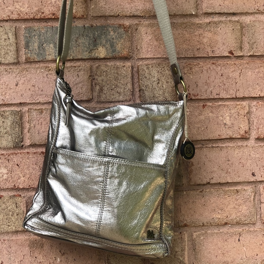 The Sak Metallic Crossbody Bagv